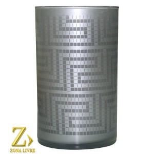 CASTICAL DE VIDRO PRATA 20CM