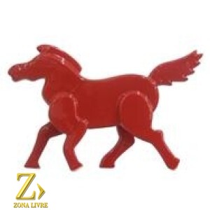 CAVALO VERMELHO 20X13CM