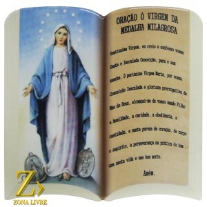 PLACA RELIGIOSA ORACAO 10X15CM