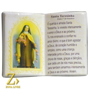 LIVRO DE ORAÇÃO SANTA TEREZINHA 10X08CM