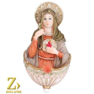 SAG.CORACAO MARIA AGUA BENTA 17CM