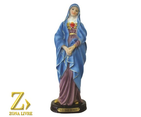 NOSSA SENHORA DAS DORES C/BASE  14CM