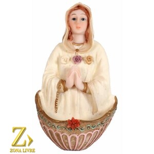 PORTA ÁGUA BENTA ROSA MISTICA 17CM