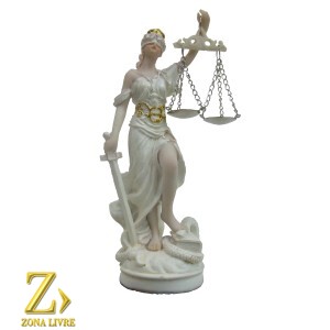 DAMA DA JUSTICA 11CM CREME