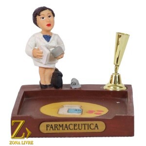 PORTA PAPEL E CANETA FARMACEUTICA 8CM