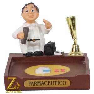 PORTA PAPEL E CANETA ADVOGADO 8CM