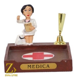 PORTA PAPEL E CANETA MÉDICA 8CM