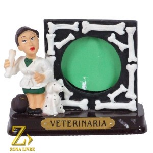 VETERINÁRIA PORTA FOTO 8CM