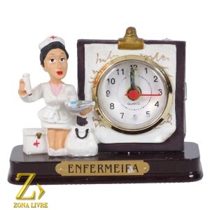 ENFERMEIRA RELÓGIO 8CM