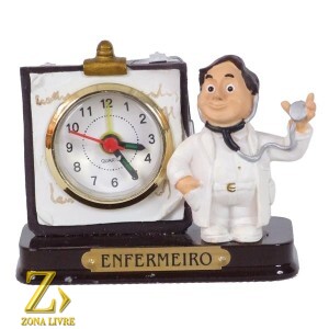 ENFERMEIRO RELÓGIO 8CM