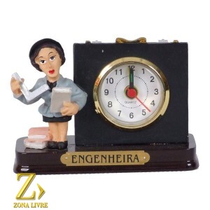 ENGENHEIRA RELÓGIO 8CM