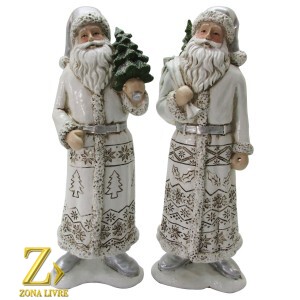 JG 2 PAPAI NOEL RESINA 30CM