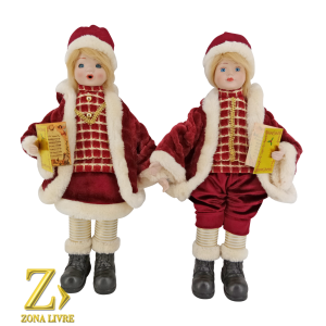 JG 2 CRIANCAS 42CM VINHO MUSICAL