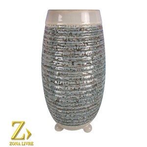 FLOREIRO / VASO DE CERAMICA 16X16X32CM