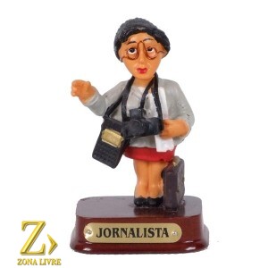 JORNALISTA MULHER 8CM
