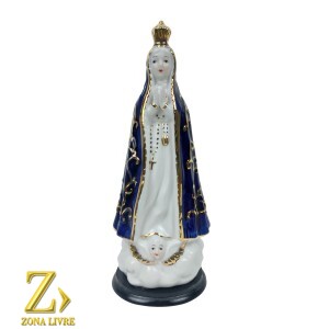 N SRA APARECIDA PORCELANA  21CM COM LUZ