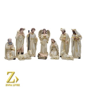 PRESEPIO NEW MARFIM 20CM 11PÇS