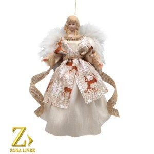 ANJO LINEN/ MARROM 17CM