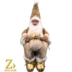 PAPAI NOEL GOLD 40CM