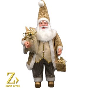 PAPAI NOEL GOLD 100CM