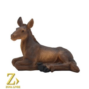 BURRO PARA PRESEPIO 12,5 X 10 CM