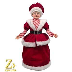 MAMAE NOEL RED/WHITE 45CM