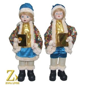 JG 2 CRIANCAS 42CM MUSICAL AZUL/COLORIDO